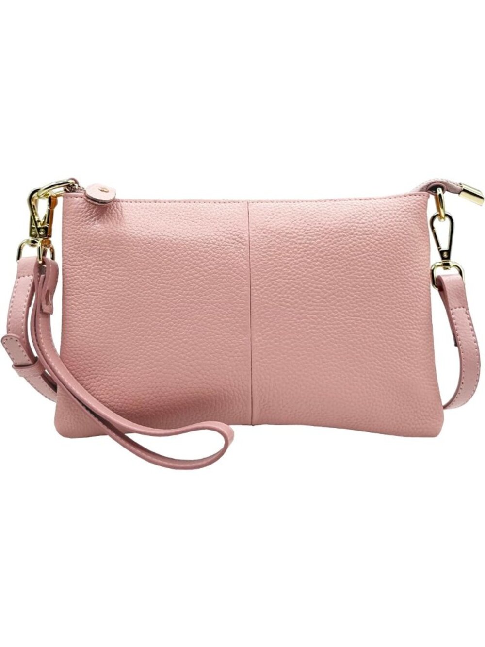 Stylish Leather Wristlet Wallet Clutch for Women - Small Crossbody Phone Bag